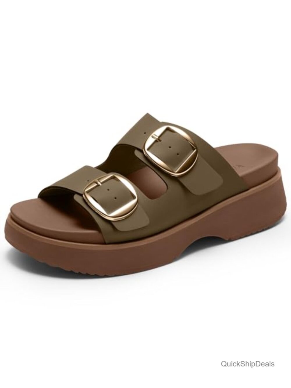 Orthopedic Platform Wedge Walking Slides with Arch Support Soft Footbed